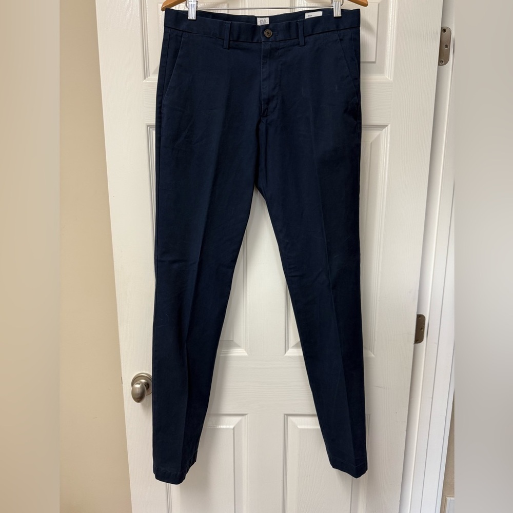 Gap Men's Slim Navy Pants Size 32